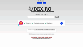 What Dex.ro website looked like in 2022 (3 years ago)
