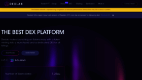 What Dexlab.space website looked like in 2022 (2 years ago)
