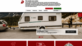 What Dethleffs.de website looked like in 2022 (2 years ago)