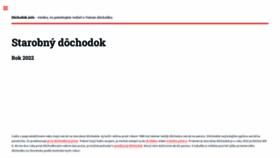 What Dochodok.info website looked like in 2022 (2 years ago)