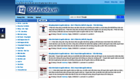 What Doan.edu.vn website looked like in 2022 (2 years ago)