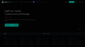 What Digifinex.com website looked like in 2022 (2 years ago)