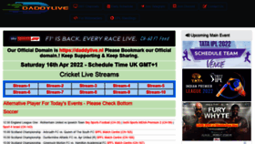 What Daddylive.eu website looked like in 2022 (2 years ago)