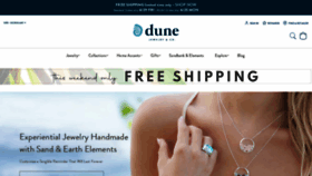 What Dunejewelry.com website looked like in 2022 (2 years ago)