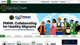 What Doh.gov.ph website looked like in 2022 (2 years ago)