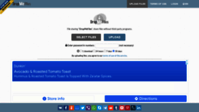 What Dropmefiles.net website looked like in 2022 (4 years ago)
