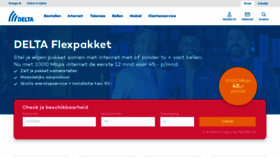 What Delta.nl website looked like in 2022 (2 years ago)