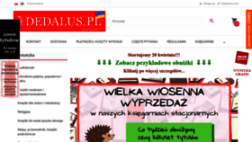 What Dedalus.pl website looked like in 2022 (2 years ago)