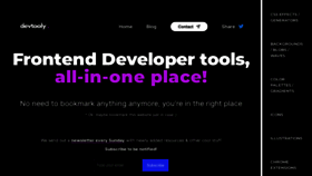 What Devtooly.com website looked like in 2022 (2 years ago)
