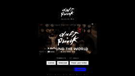 What Daftpunk.com website looked like in 2022 (2 years ago)