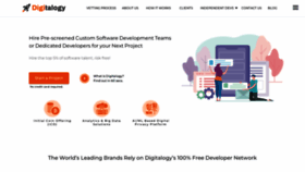 What Digitalogy.co website looked like in 2022 (3 years ago)