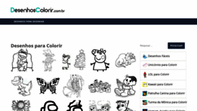 What Desenhoscolorir.com.br website looked like in 2022 (2 years ago)