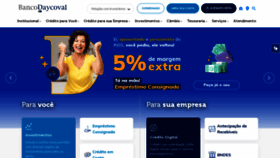 What Daycoval.com.br website looked like in 2022 (2 years ago)