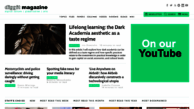What Diggitmagazine.com website looked like in 2022 (1 year ago)
