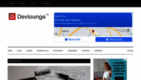 What Devlounge.net website looked like in 2022 (2 years ago)