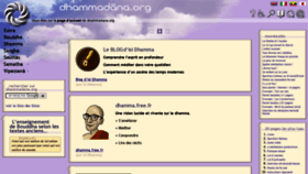 What Dhammadana.org website looked like in 2022 (2 years ago)