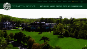 What Delbarton.org website looked like in 2022 (2 years ago)