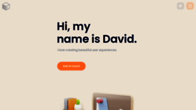 What David-hckh.com website looked like in 2022 (1 year ago)