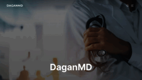 What Daganmd.com website looked like in 2022 (1 year ago)