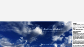 What Davidcarsondesign.com website looked like in 2022 (1 year ago)
