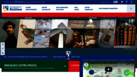 What Departement974.fr website looked like in 2022 (1 year ago)