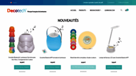 What Decotech-lights.com website looked like in 2022 (3 years ago)