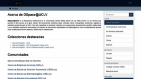 What Dspace.uclv.edu.cu website looked like in 2022 (1 year ago)
