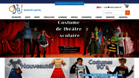 What Deguisementhalloween.ca website looked like in 2022 (1 year ago)