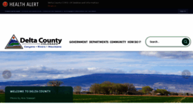 What Deltacounty.com website looked like in 2022 (1 year ago)