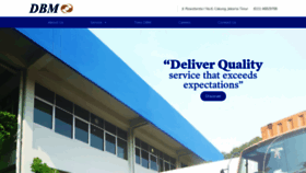 What Dbm.co.id website looked like in 2022 (4 years ago)