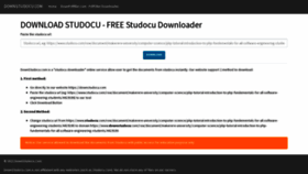 What Downstudocu.com website looked like in 2022 (1 year ago)