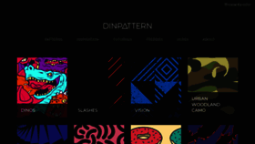 What Dinpattern.com website looked like in 2022 (1 year ago)