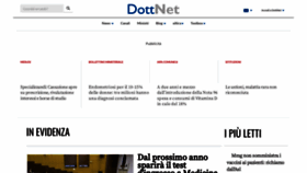 What Dottnet.it website looked like in 2022 (1 year ago)