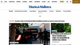 What Diariodemallorca.es website looked like in 2022 (1 year ago)