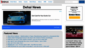 What Dehai.org website looked like in 2022 (1 year ago)