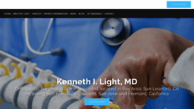 What Drkennethlight.com website looked like in 2022 (2 years ago)