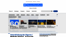 What Deutschlandfunk.de website looked like in 2022 (1 year ago)