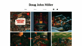 What Dougjohnmiller.com website looked like in 2022 (1 year ago)