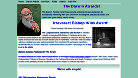 What Darwinawards.com website looked like in 2022 (1 year ago)