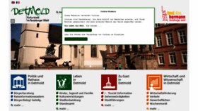 What Detmold.de website looked like in 2022 (1 year ago)