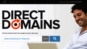 What Directdomains.com website looked like in 2022 (1 year ago)