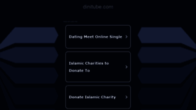 What Dinitube.com website looked like in 2022 (1 year ago)