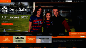 What Delasalle.edu.mx website looked like in 2022 (1 year ago)