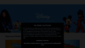 What Disneychannel.pl website looked like in 2022 (1 year ago)