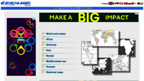 What D-maps.com website looked like in 2022 (1 year ago)