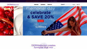 What Dermadoctor.com website looked like in 2022 (1 year ago)