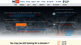 What Dnsexit.com website looked like in 2022 (1 year ago)