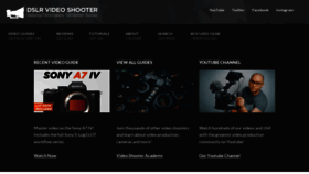 What Dslrvideoshooter.com website looked like in 2022 (1 year ago)