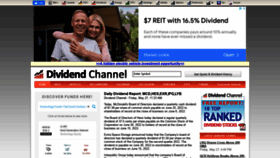 What Dividendchannel.com website looked like in 2022 (1 year ago)