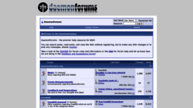 What Daemonforums.org website looked like in 2022 (3 years ago)